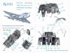 Quinta Studio QDS-48270 EA-6B Prowler (ICAP II) 3D-Printed & coloured Interior on decal paper (Kinetic) (Small version) 1/48